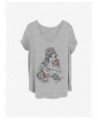 Disney Beauty and the Beast Beauty Flower Girls T-Shirt Plus Size $13.01 T-Shirts
